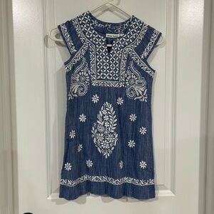Girls embroidered Roller Rabbit Dress
